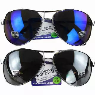 Sunglasses Drivers Edge Assortment - 6 Pieces Per Pack 53064