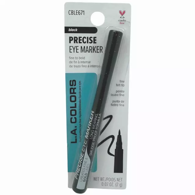 L.A. Colors Precise Eye Marker - Wholesale Pack 12 Units (CBLE671)