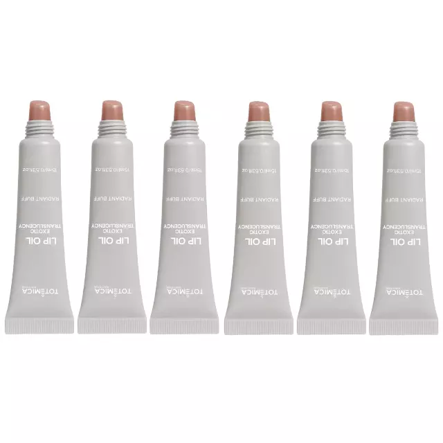 Totemica Lip Oil With Charm Exotic Translucency Radiant Buff - Wholesale 6 Units (TBR24-L14C)