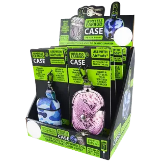 Earbud Case Key Chain - 8 Pieces Per Retail Ready Display 21659