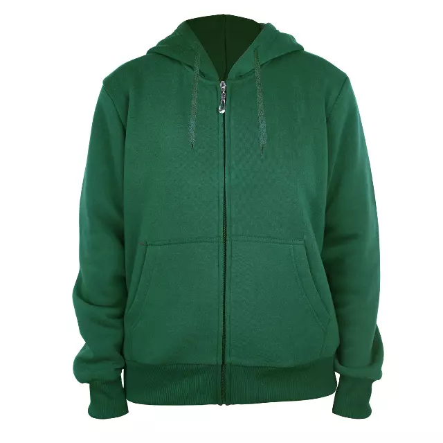Women's Hoodie Sweatshirt- Plus Size- Style #LFJ505X- $8.50/ Unit - 12PCS/CS - PLEASE SEE DESCRIPTION — Forest Green