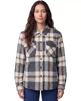 Shacket Plaid #H35 — Charcoal / S-M-L-XL-2XL