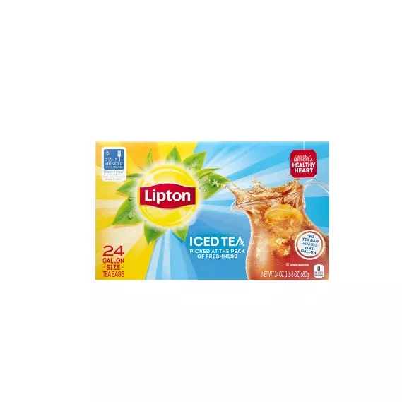Lipton Unsweetened Iced Tea – 24ct, 12 Packs