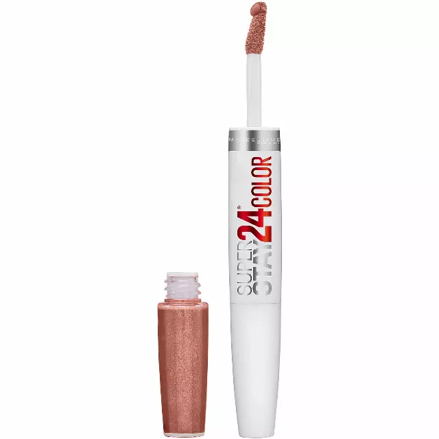 Maybelline New York Superstay 24, 2-step Lipcolor, More and More Mocha 141
