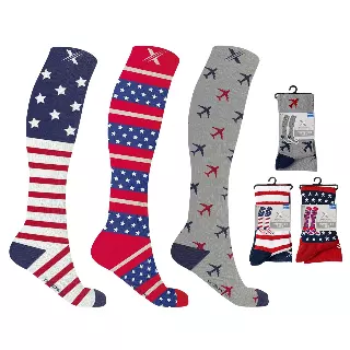PATRIOTIC COLLECTION - 3 ASST STYLES — Small/Medium