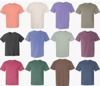 #277-CC48 Garment Dyed Unisex Heavyweight T-Shirt – $1.90 Each (60 Pieces)