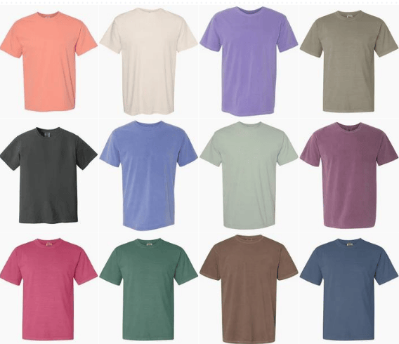 #277-CC48 Garment Dyed Unisex Heavyweight T-Shirt – $1.90 Each (60 Pieces)