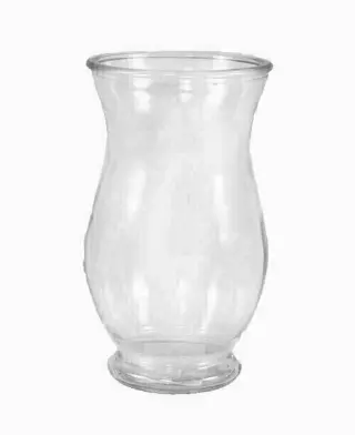 GP4018Clr – 7” Molded clear vase-“case pk 12”