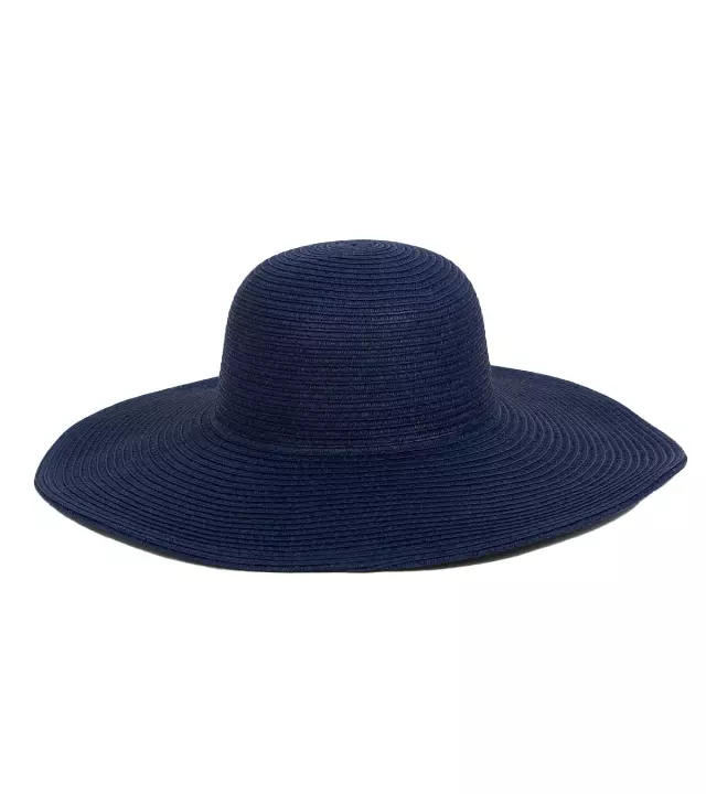 Magid Straw Floppy Hat — NAVY · SKU HA-607S-NAVY