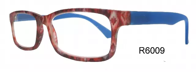 R6009 Square basic color reading glasses — +2.00(1dz)