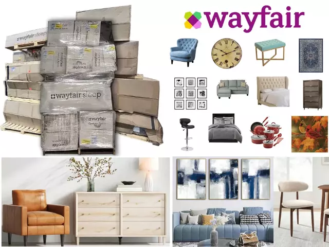 Wayfair Furniture & Home Decor Liquidation Truckload · 150–200 pieces · clean