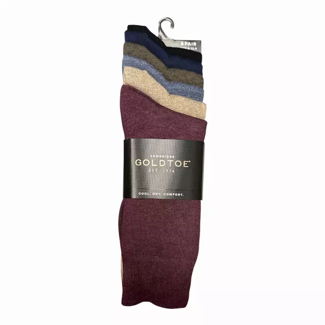 #9-GT-1737739 Men’s ‘Gold Toe’ Crew Socks $6.00 per pack of 6 (10 Packs)