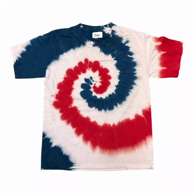 #189-NS-A Youth Tie Dye Tees No Size Tag (XS & S) – $.75 each (36 Pieces)
