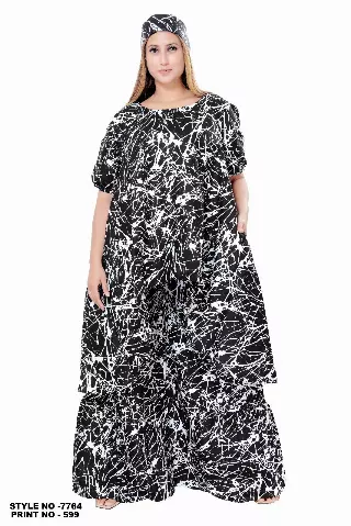 7772A Authentic African Print 2pc Pant Set - $30.00 Each (3 pcs per pack) — Free Size / Print-599