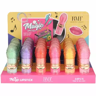 Romantic Beauty Magic Lipstick - Wholesale Display 24 Units (ML-24801)