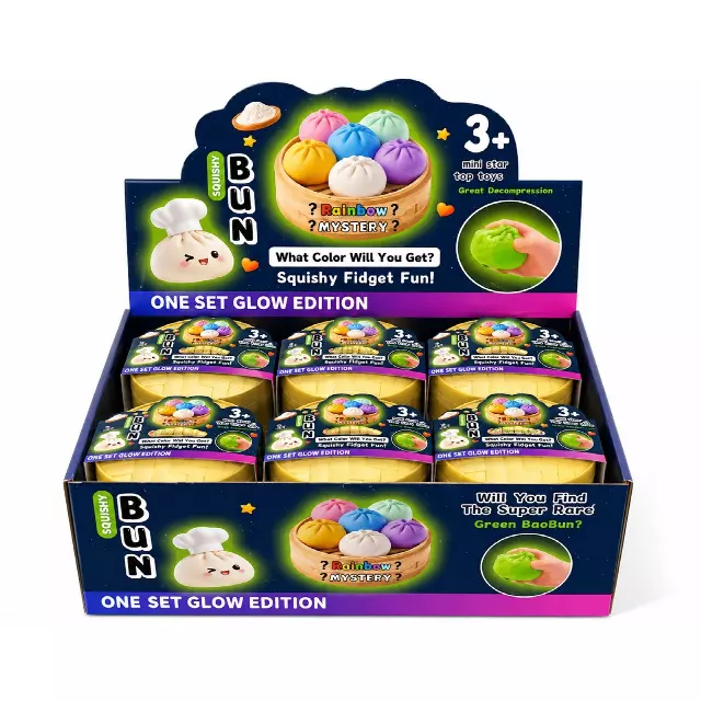 Glow-in-the-Dark Dumpling Squishy Mystery Box