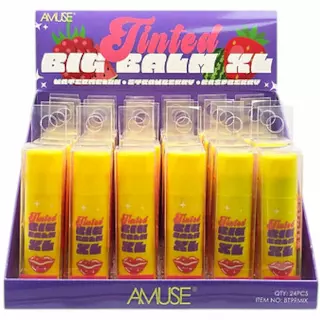 Amuse Tinted Big Balm Xl - Wholesale Display 24 Units (BT99MIX)