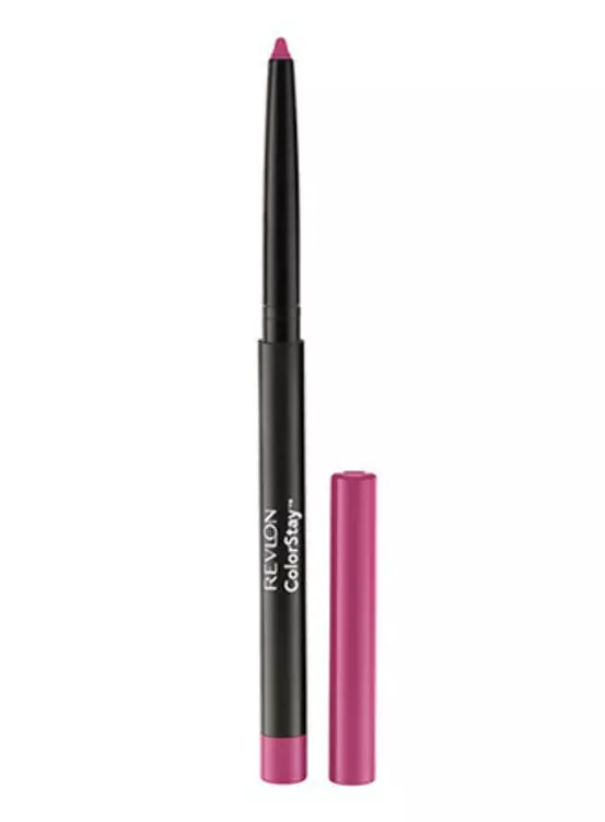 Revlon ColorStay Longwear Lip Liner, 677 Fuchsia, 0.01 oz | Longwear lip liner with built-in sharpener. Rich color with smooth, easy-glide application.