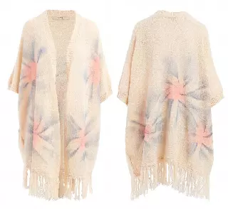 16161- ON SALE - $5 EACH - Fringe Cardigan (6-PCS PRE-PACK)