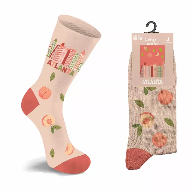 Unisex City Crew Socks – Soft Cotton Blend Everyday Wear — Atlanta