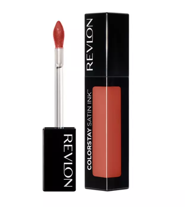 Revlon ColorStay Satin Ink Crown Jewels Long Lasting Lipstick with Vitamin E, 038 Citrine Queen