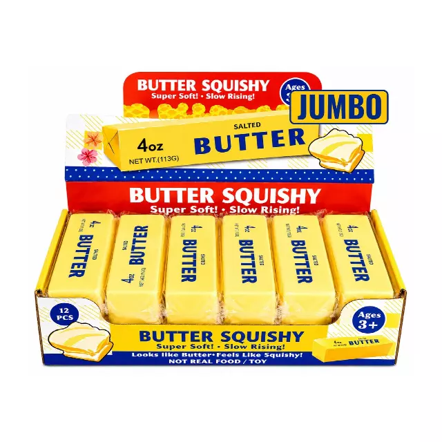 Big Butter Squishy – Jumbo Slow-Rise Squeeze Toy