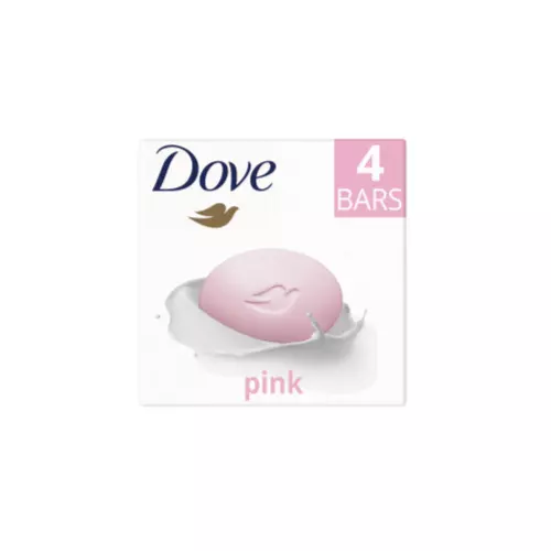 Dove Bar Soap Pink 90g 4 Pack Case of 12