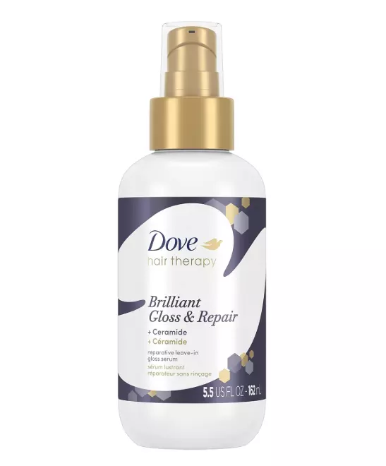 Dove Hair Therapy Leave-in Hair Treatment – Brilliant Gloss & Repair, 5.5 fl oz