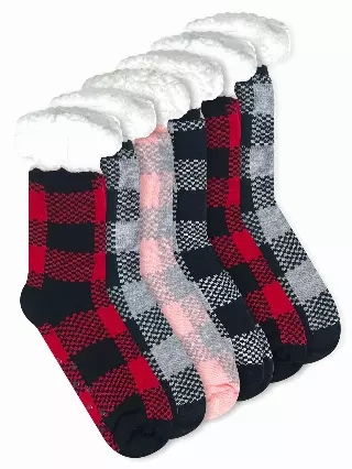 Sherpa-Lined Socks #033 (Dozen)