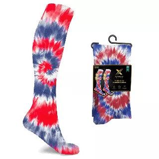 X Elite Premium Compression Socks — Tie Die / Large/XL