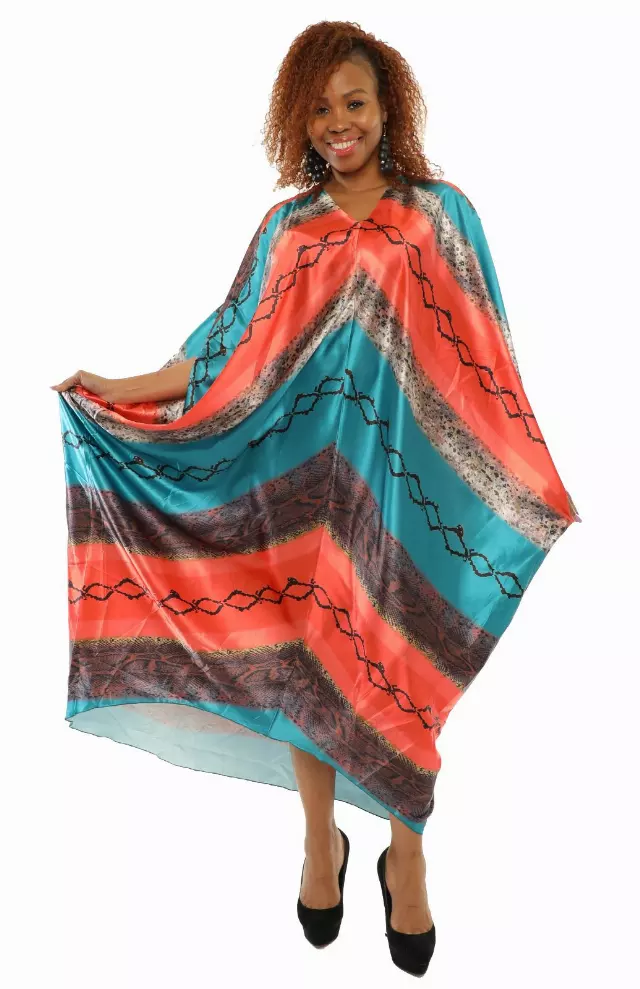 22100 - Satin Hi-Lo Kaftan - (3 Pcs Pre pack) - $20 Each