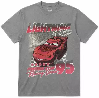 DISNEY CARS LIGHTENING MCQUEEN T-SHIRT GREY