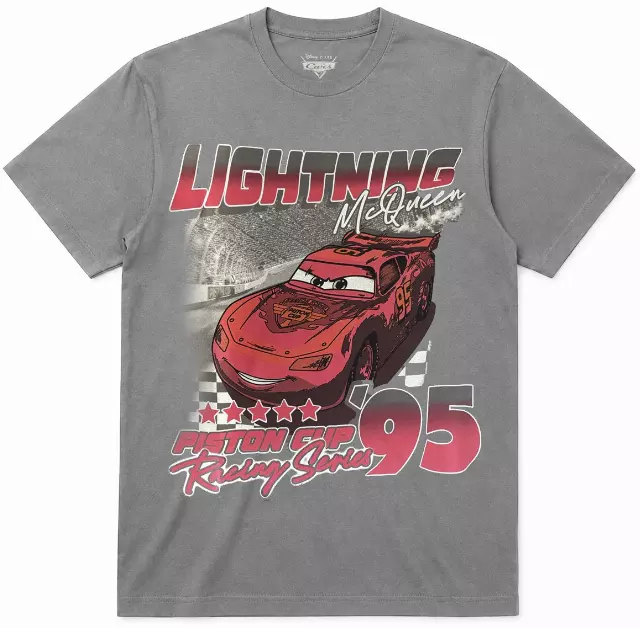 DISNEY CARS LIGHTENING MCQUEEN T-SHIRT GREY
