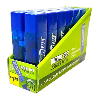 18ML Bulk Torch Blue Butane Refill - 12 Pieces Per Retail Ready Display 40311