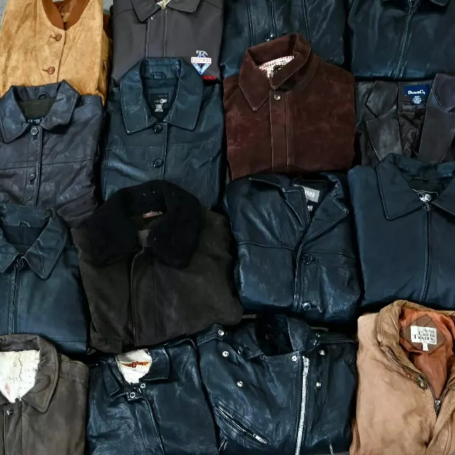 Wholesale Leather Jackets Mix (10 Pieces) — Mixed Leather