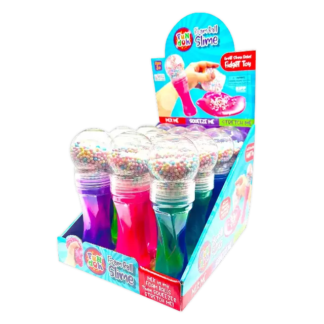 Fun Doh™ Foam Ball Slime - 12 Pieces Per Retail Ready Display 25066