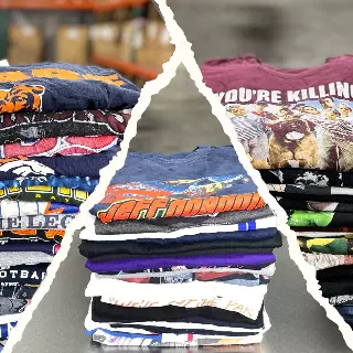 Pick 3 Custom 50lb T-Shirt Bale — Nascar / Pro Sports / TV / Movies