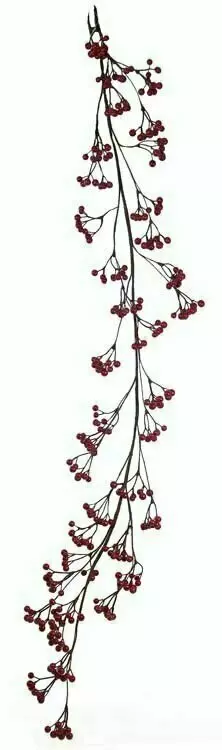 PPX5063RD – 48” Berry cluster garland x333 berries- Min 6 pcs- Case Pk 72
