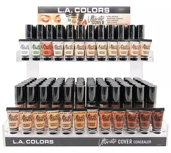 L.A. Colors Ultimate Cover Concealer - Wholesale Display 144 Units (CAD453)