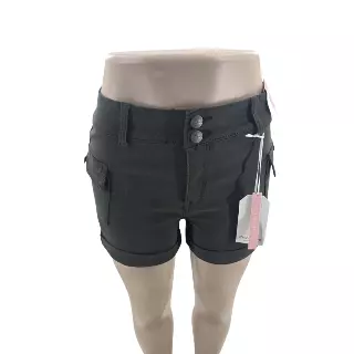 Chicaluv - Double Up High-Waist Cargo Shorts with Utility Pockets XV2049