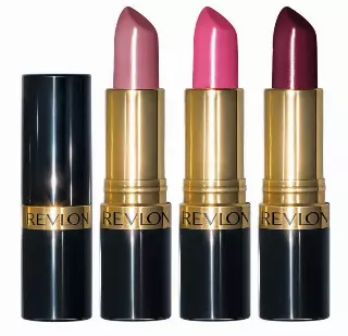 Revlon Super Lustrous 3-Piece Lipstick Gift Set, High Impact, Moisturizing, Cream Finish, 764 On The Mauve, 778 Pink Promise, 477 Black Cherry, 0.45 Oz