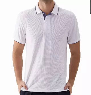 Men's Waft Series Polo- Style #MS015- $6.90/ Unit MINIMUM 24 PCS - PLEASE SEE DESCRIPTION - S-2XL — White