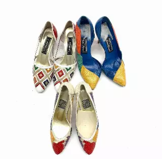 Vintage Women's Heels Mix of 15 Pairs