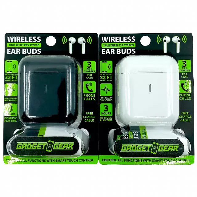 Wireless Earbuds with Case - 3 Pieces Per Pack 23636