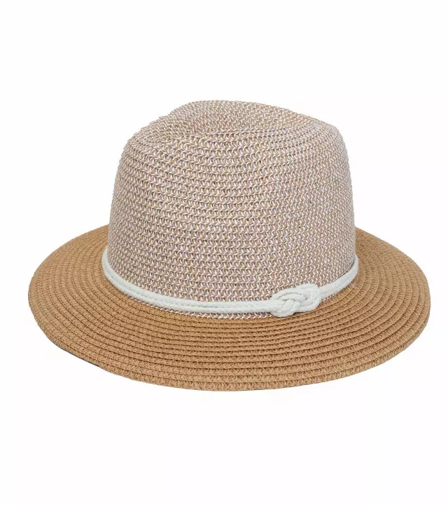 Magid Rope Two Tone Straw Panama Hat — TOAST