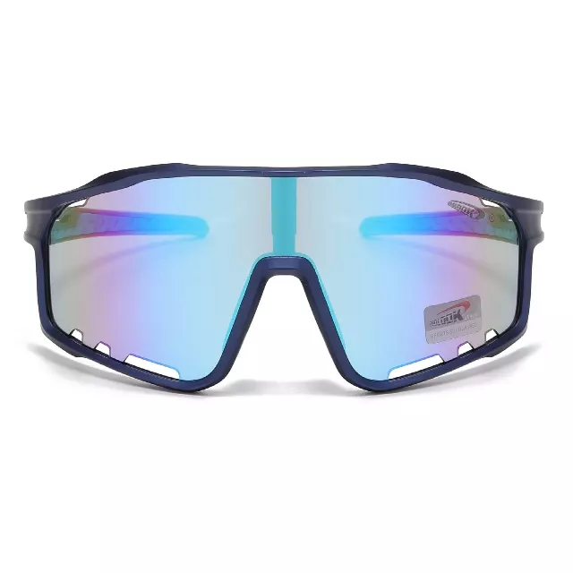 Coolook Shield Wrap Around Mirrored Sunglasses Wholesale CL10998-1