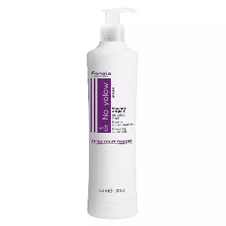 Fanola No Yellow Purple Hair Mask – Acidic pH Deep Conditioning Hair Mask for Blonde, Bleached & Grey Shades – Intense Violet Pigment Neutralizes Brassy Tones (11.8 Fl oz)