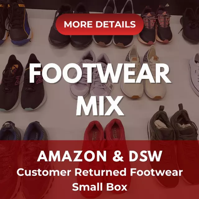 AMAZON & DSW FOOTWEAR MIX SHOES | Assorted Men's, Women's Footwear | Returns | 15 Pairs | Small Box #SMS-287