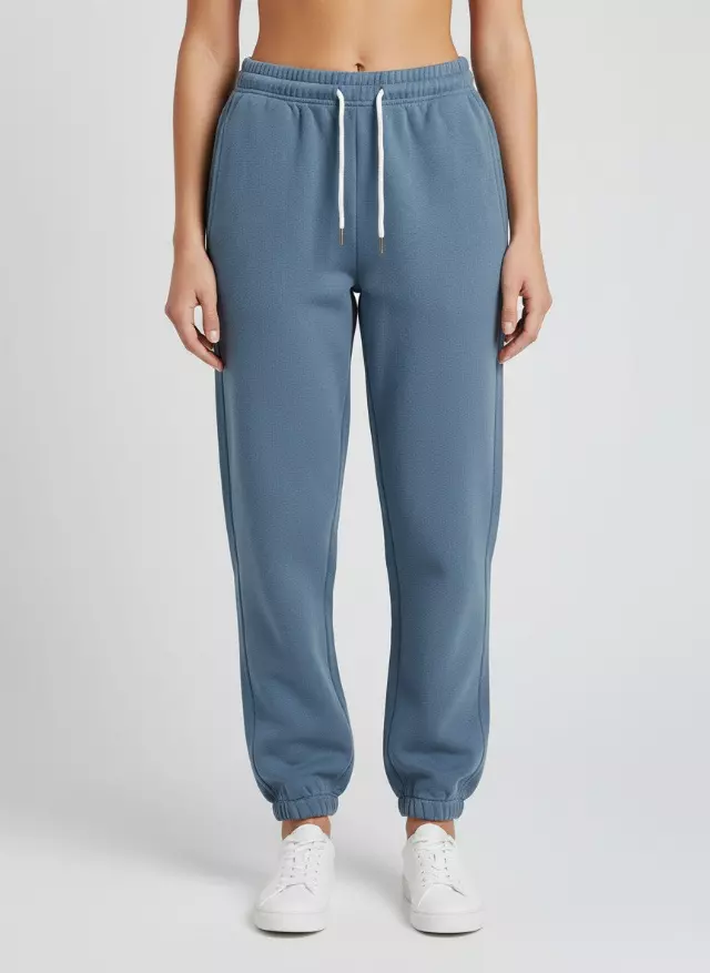Women’s Fleece Jogger Pants #07 — Blue / S-M-L-XL