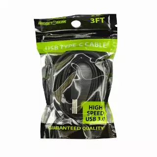 Charging Cable USB to USB-C 3FT 3 Amp - 4 Pieces Per Pack 22005